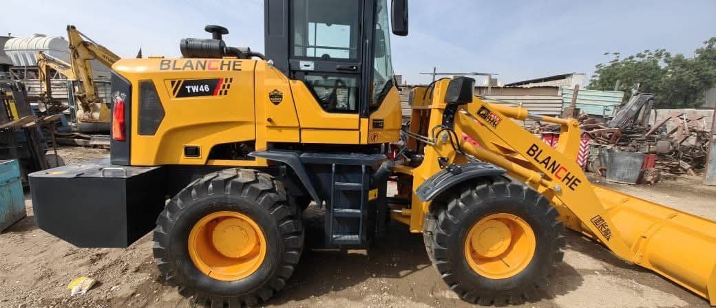 Blanche TW64 loader, 2015 model, located in Cairo, largest heavy equipment market in Egypt