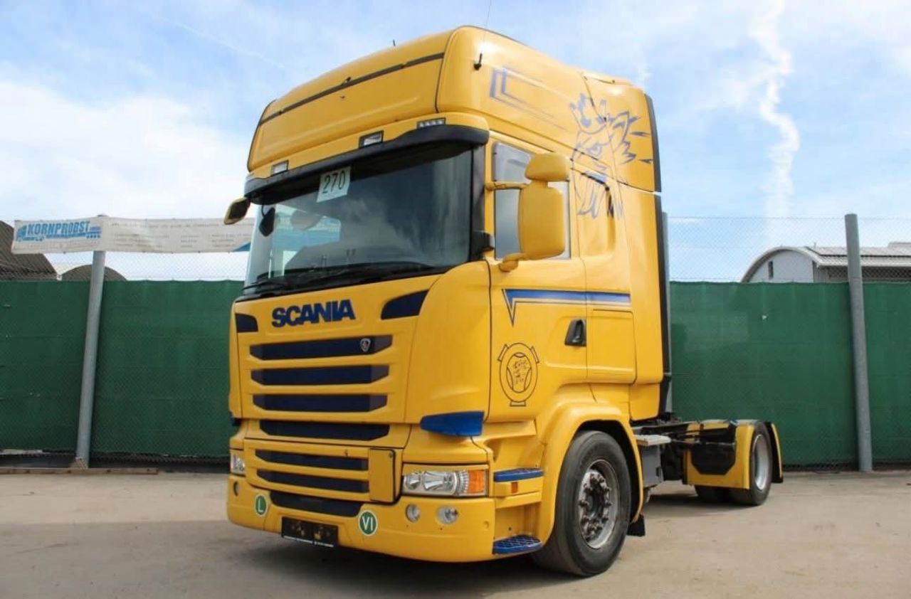 Scania R490 Lowdeck 4x2 Euro 6 Truck car headfor Sale in Cairo, 2017 Model, Trucks Imported from the Gulf to Egypt