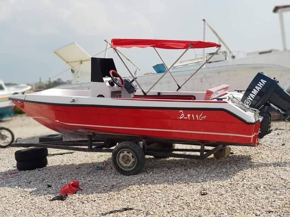 5m Fiberglass Boat with Yamaha 55 Engine, Excellent Condition, New Upholstery, Located in Alexandria– Buy and Sell Boats in Egypt