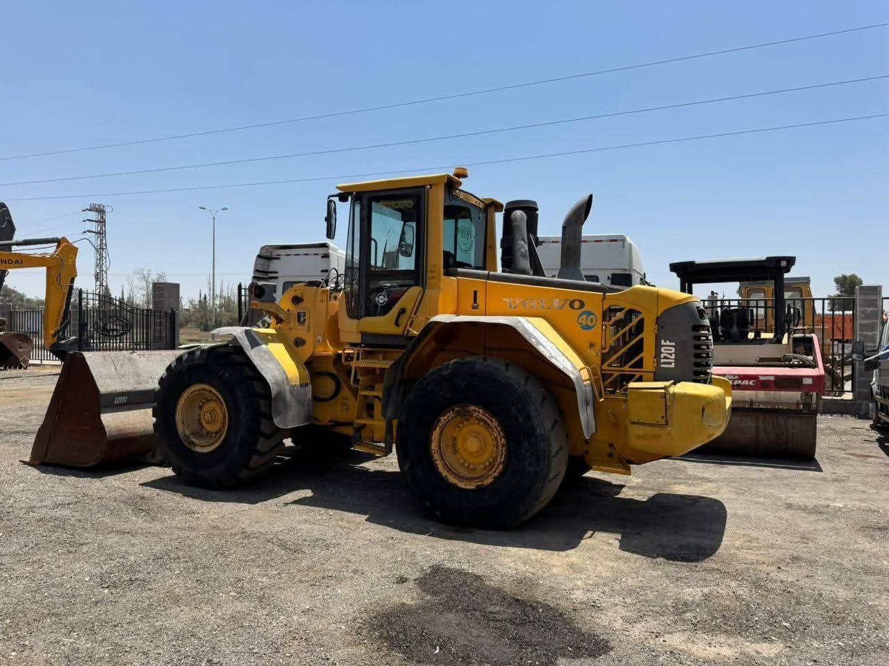 Volvo Loader for Sale in Cairo, Volvo Loader Model 120F Year 2008 Located in Cairo, Heavy Equipment Market Egypt