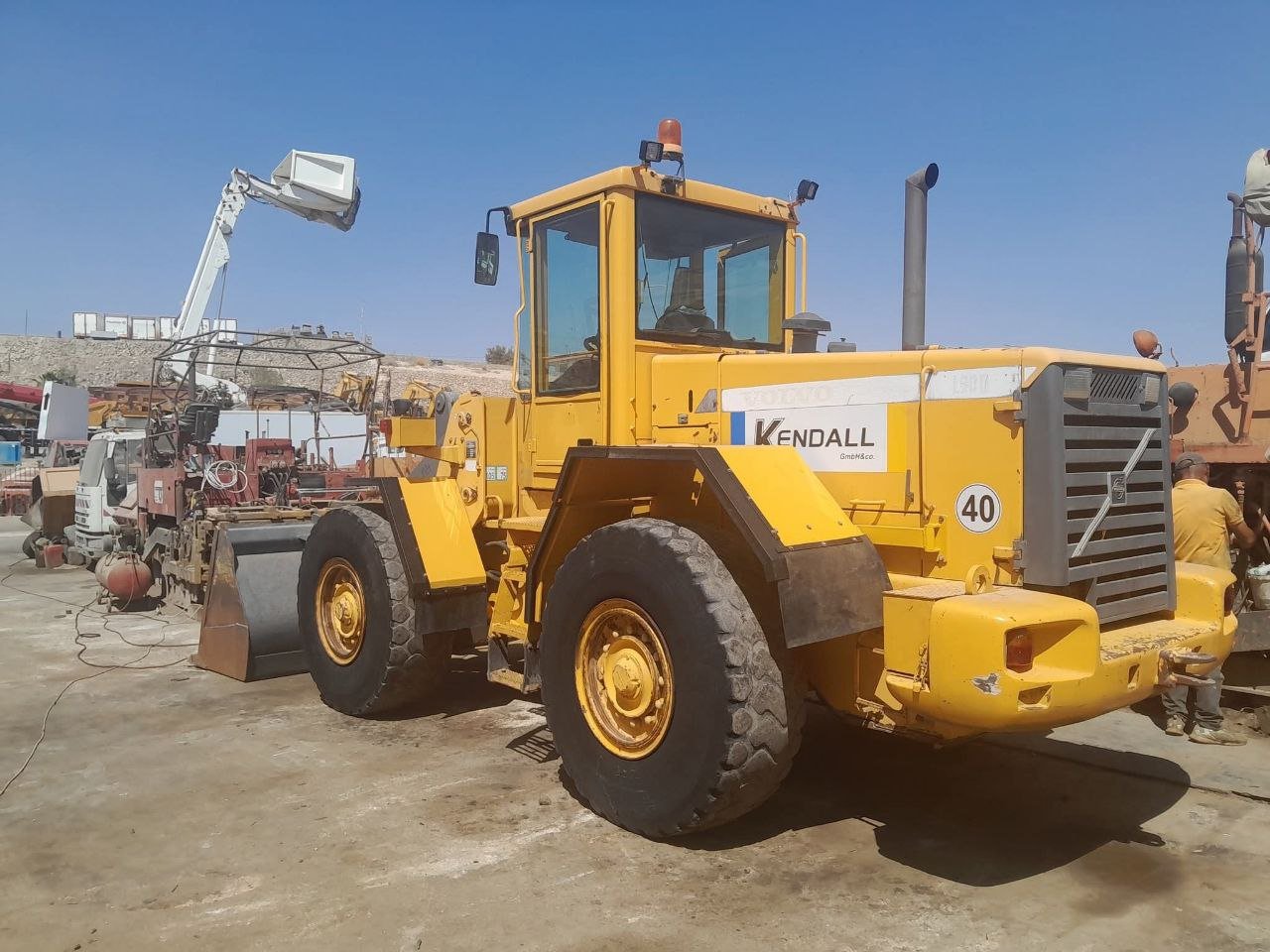 Volvo Loader for Sale in Assiut, Volvo L90 D Loader Model 2000 Imported from Europe Fully Inspected Located in Assiut, Largest Arab Market for Loaders