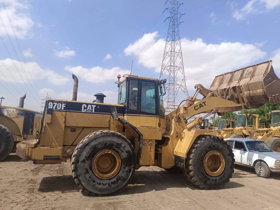 تركس كاتربيلر للبيع في مصر، كاتربيلر 970f موديل 1998 تواجد الجيزة، افضل موقع لبيع المعدات الثقيلة في مصر