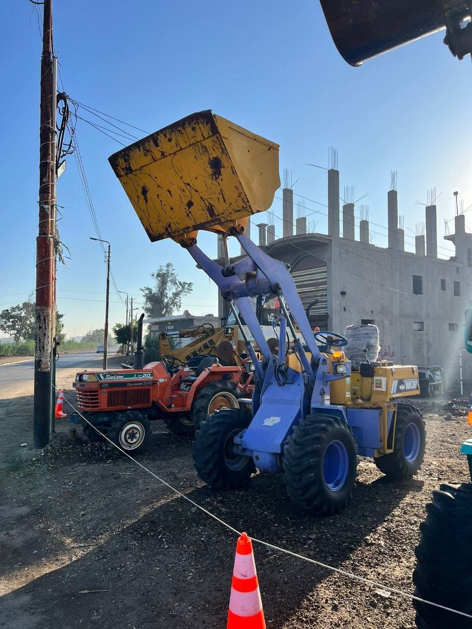Komatsu loader for sale in Egypt, Komatsu 30 model 1980 located in Giza, the best site for selling heavy equipment in Egypt