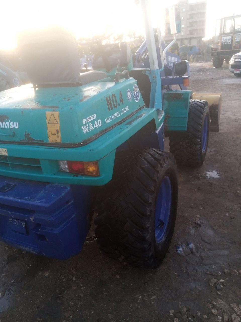 Komatsu loader for sale in Egypt, Komatsu 40 model 1980 located in Cairo, the best site for selling heavy equipment in Egypt
