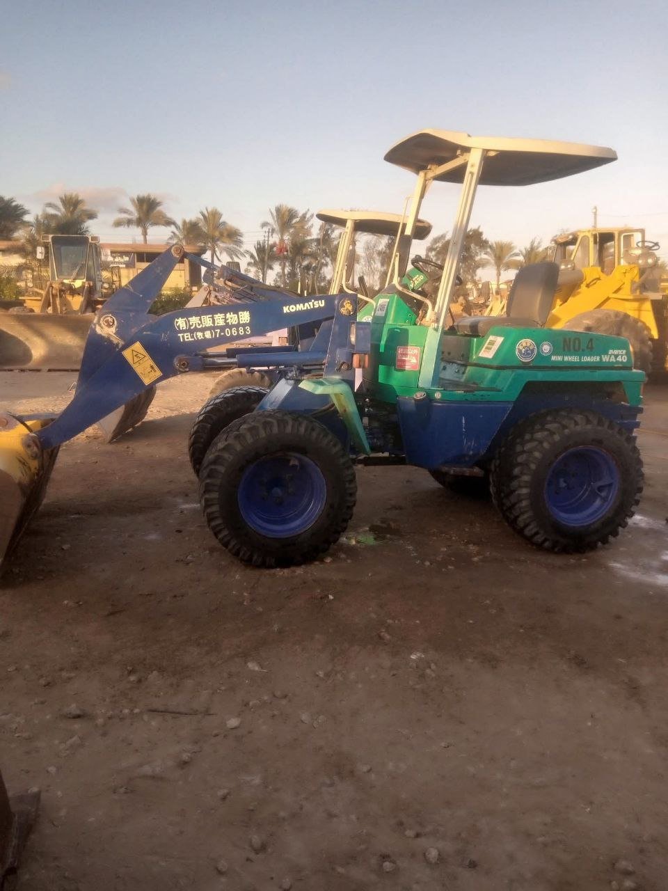 Komatsu loader for sale in Egypt, Komatsu 40 model 1980 located in Cairo, the best site for selling heavy equipment in Egypt