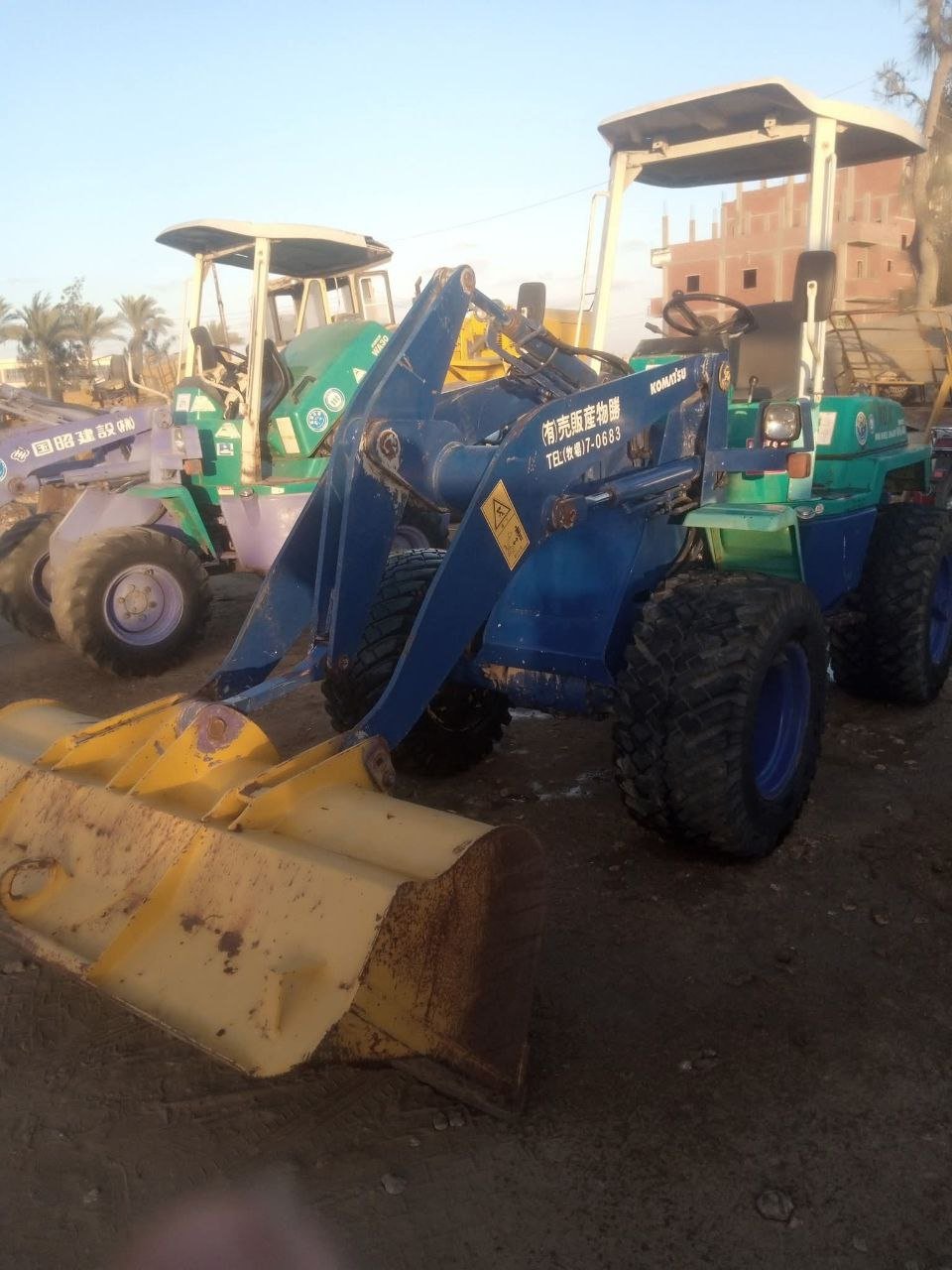 Komatsu loader for sale in Egypt, Komatsu 40 model 1980 located in Cairo, the best site for selling heavy equipment in Egypt