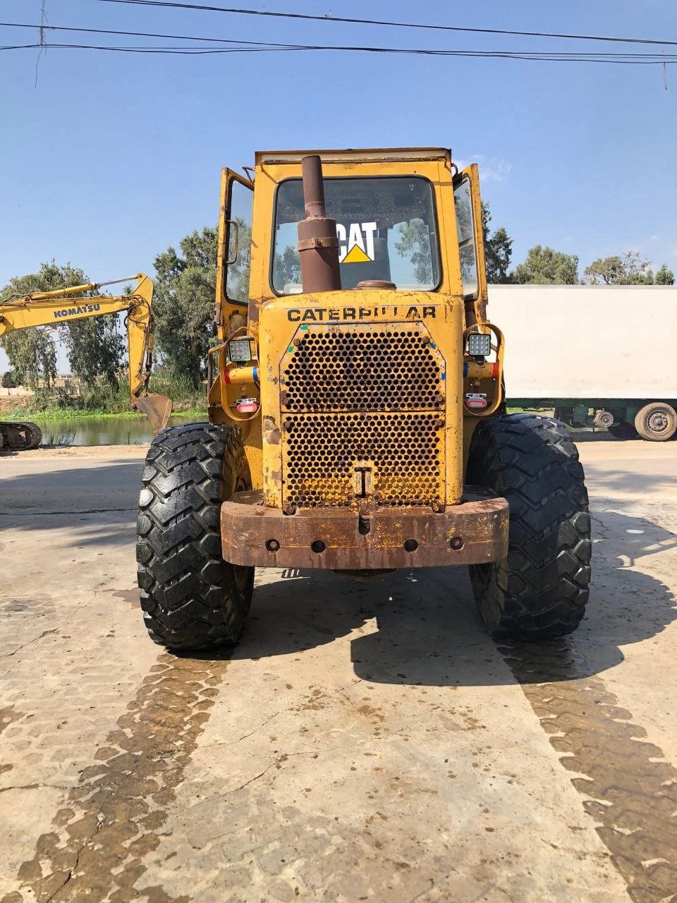 Caterpillar loader for sale in Egypt, Caterpillar 950 model 1980 available in Cairo, the best site for selling heavy equipment in Egypt