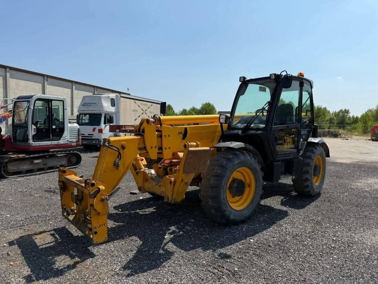 JCB Telehandlers for sale in Egypt, JCB 14 model 2008 located in Cairo, the best website for selling heavy equipment in Egypt