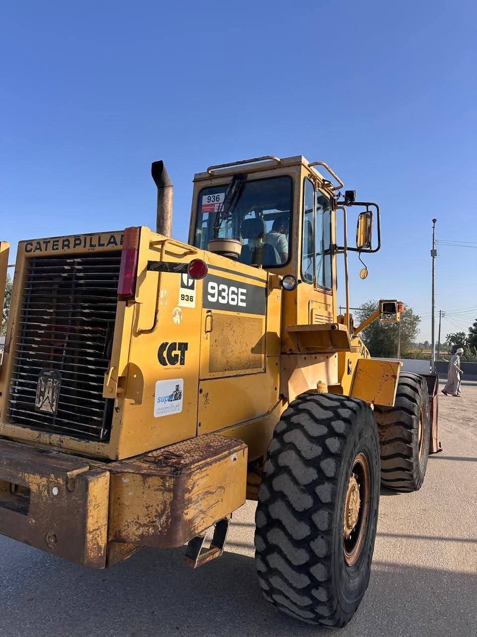 Caterpillar loader for sale in Egypt, Caterpillar 936E, 1996 model, located in Mansoura. The best site for selling heavy equipment in Egypt.
