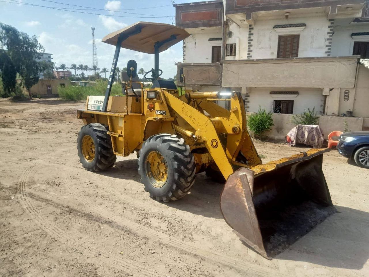 TCM loader for sale in Egypt, TCM 820 model 1994 located in Mansoura, the best site for selling heavy equipment in Egypt