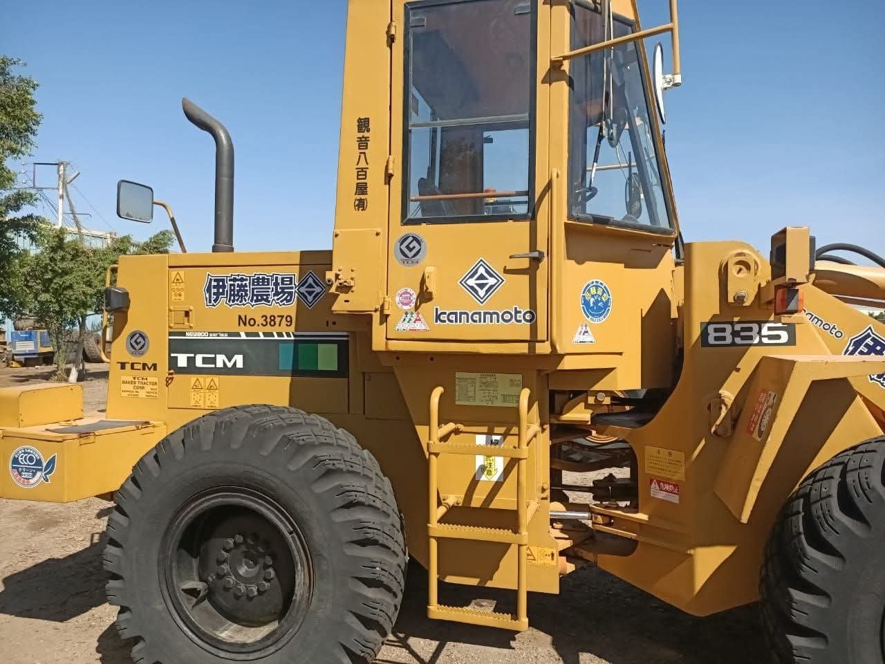TCM loader for sale in Egypt, TCM 835 model 1990 located in Cairo, the best site for selling heavy equipment in Egypt