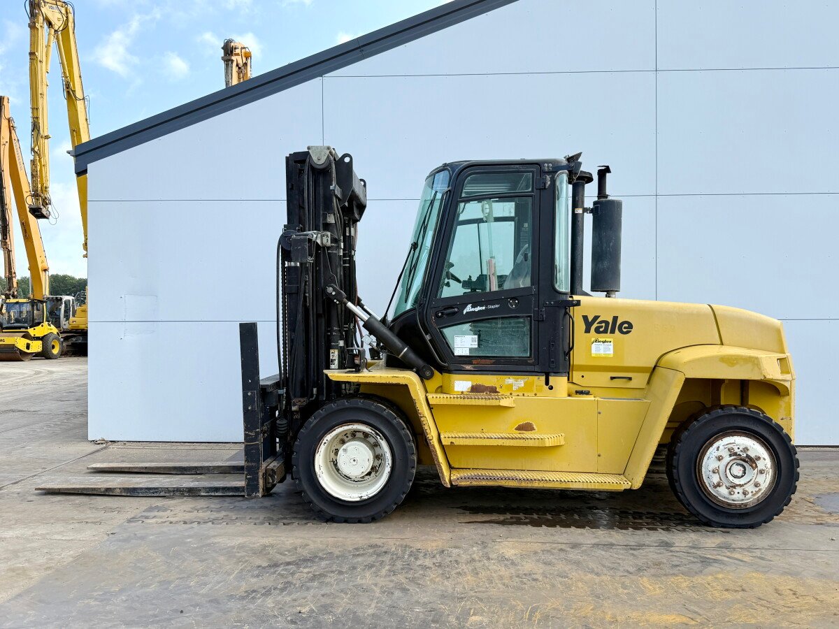 Yale GDP120DB forklift for sale, Yale GDP120DB model 2007 imported from Europe, the best site for selling trucks and heavy equipment in Egypt