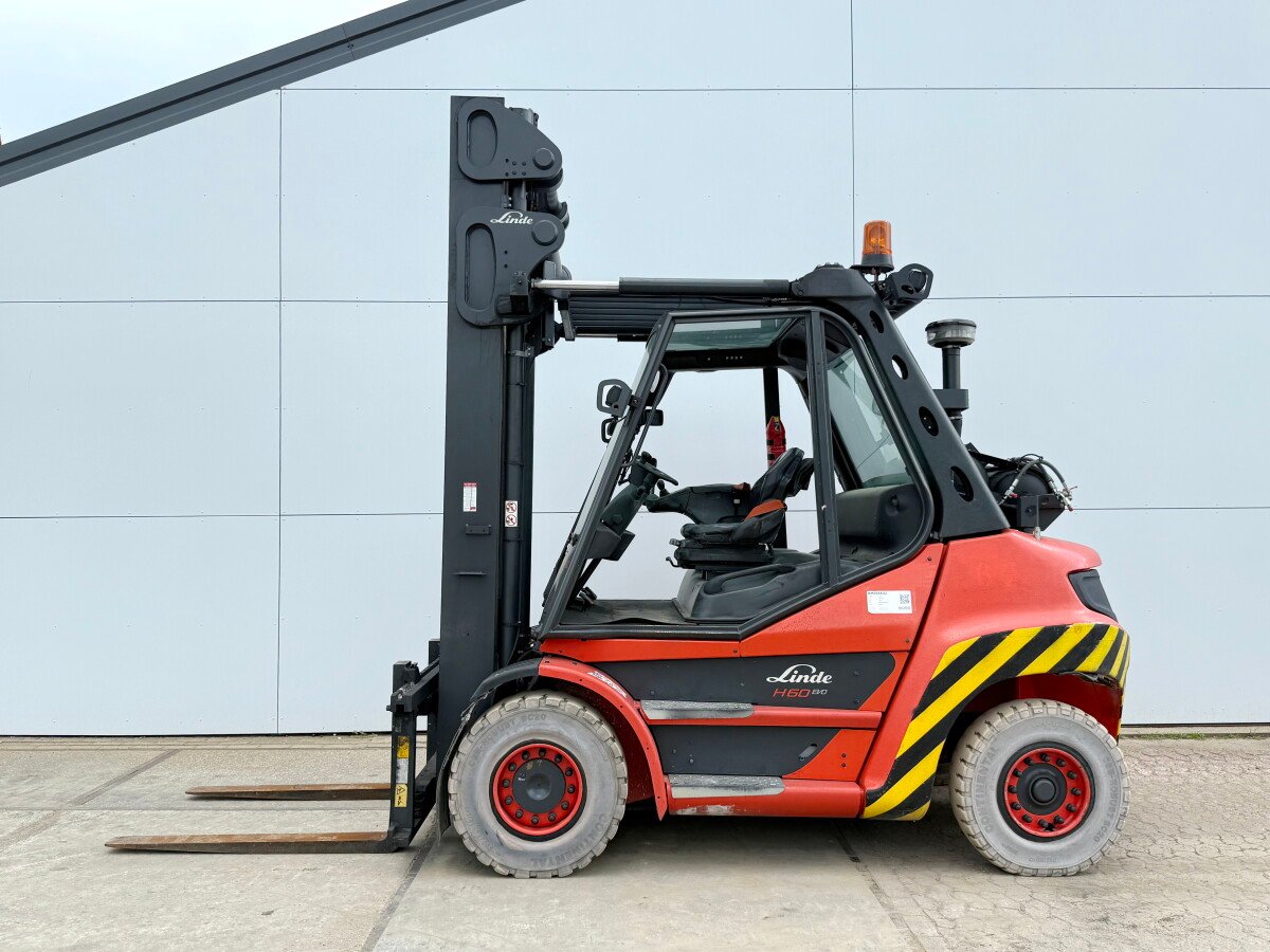 Linde H60T-03 forklift for sale, Linde H60T-03 model 2019 imported from Europe, the best site for selling trucks and heavy equipment in Egypt