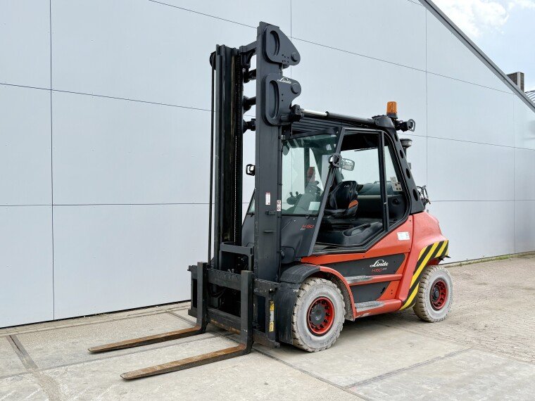 Linde H60T-03 forklift for sale, Linde H60T-03 model 2019 imported from Europe, the best site for selling trucks and heavy equipment in Egypt