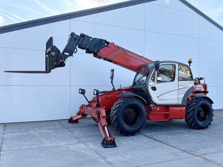 Manitou MT1840 telescopic lift for sale, Manitou MT1840 model 2014 imported from Europe, the best site for selling trucks and heavy equipment in Egypt