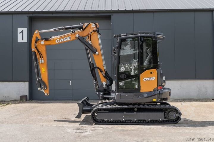 CASE excavator for sale, CASE CX 65 D model 2025 imported from Europe, the best site for selling trucks and heavy equipment in Egypt