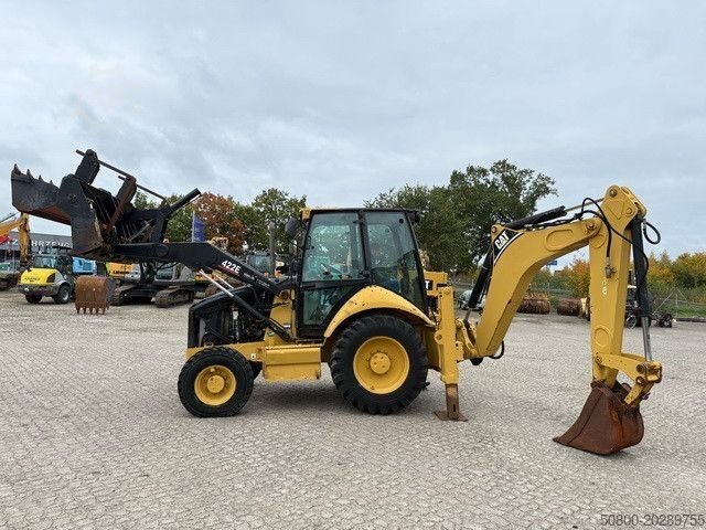 CATERPILLAR loader for sale, CATERPILLAR 422, 2007 model, imported from Europe. The best site for selling trucks and heavy equipment in Egypt.
