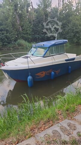 Kalmar boat for sale, Kalmar Fisher 655 model 2006 imported from Europe, the best site for selling trucks and heavy equipment in Egypt