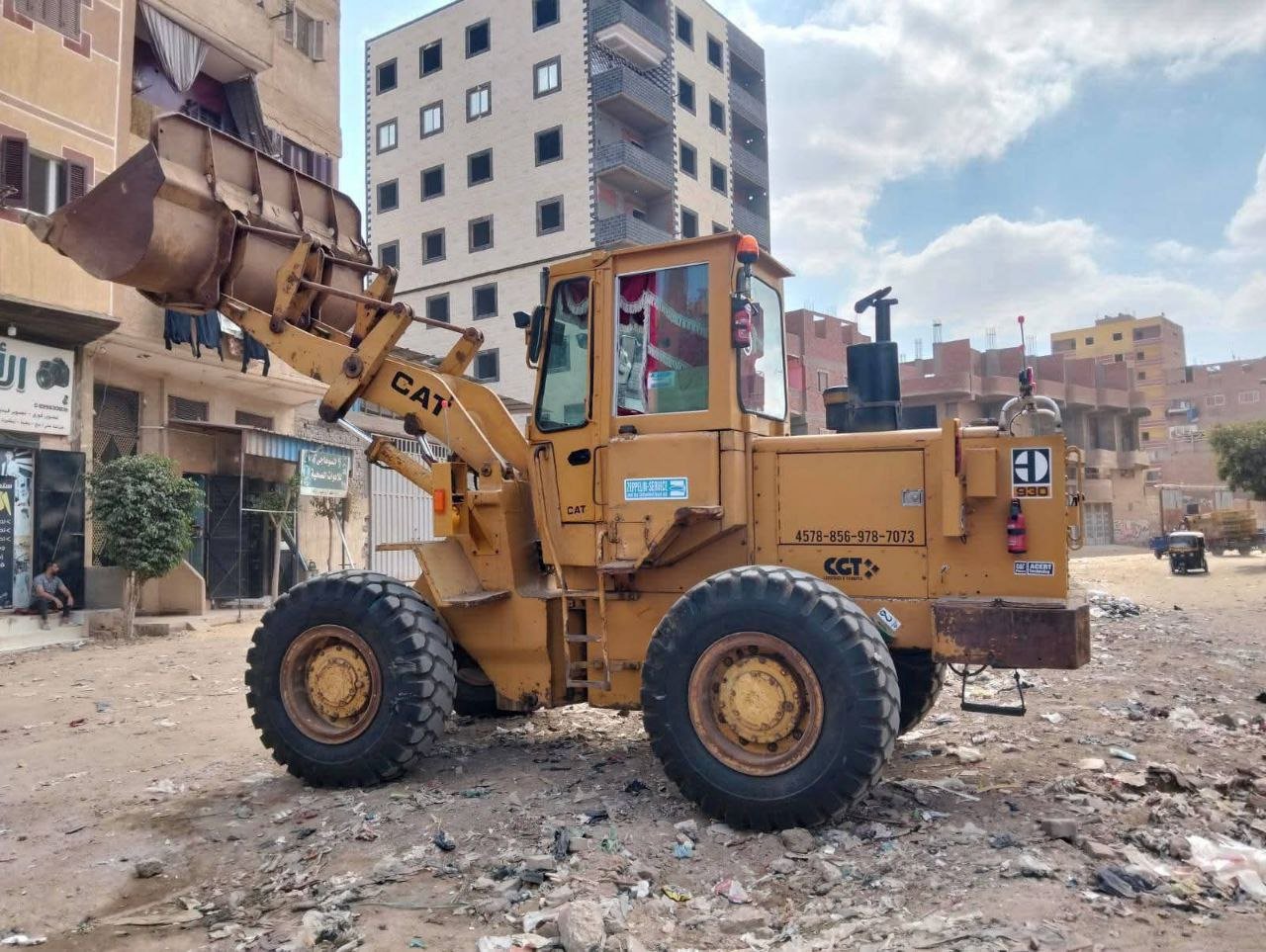 Caterpillar loader for sale in Mansoura, Caterpillar 30 model 1995 located in Mansoura, the best site for selling trucks and heavy equipment in Egypt