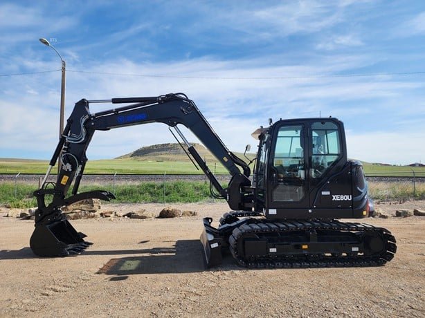 XCMGT Excavator for sale in Cairo, XCMGT XE80U model 2022, located in Cairo. The best site for selling trucks and heavy equipment in Egypt.