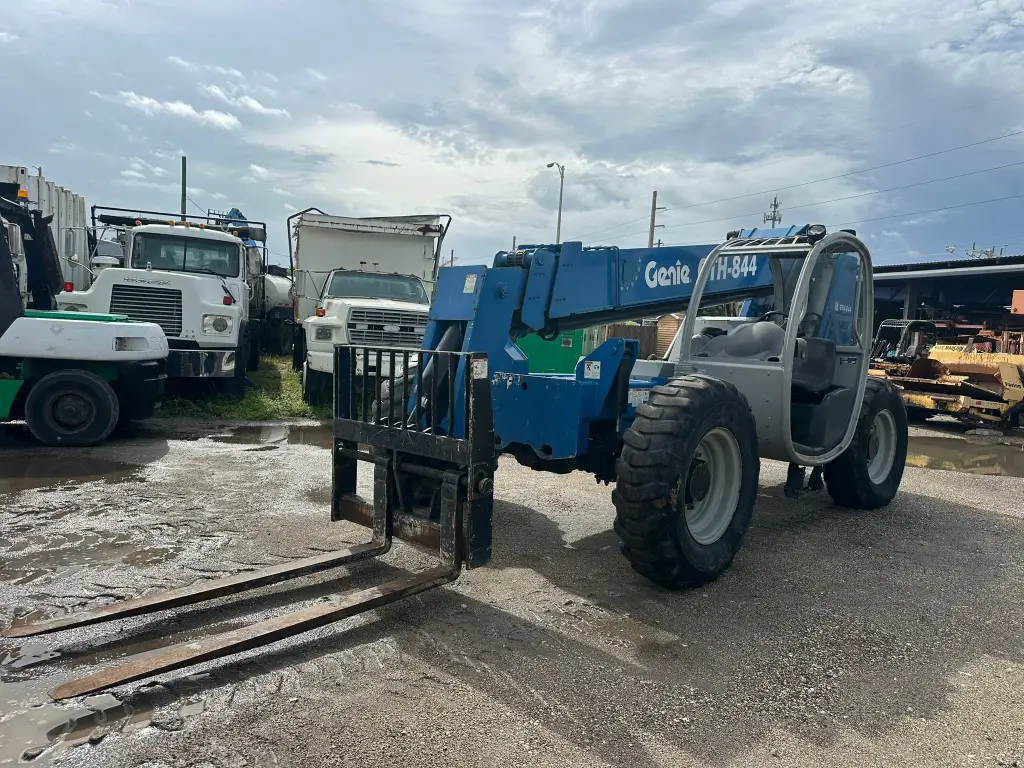 GENIE Telescopic Lift for sale in Cairo, GENIE GTH844, 2010 model, located in Giza, the best site for selling trucks and heavy equipment in Egypt